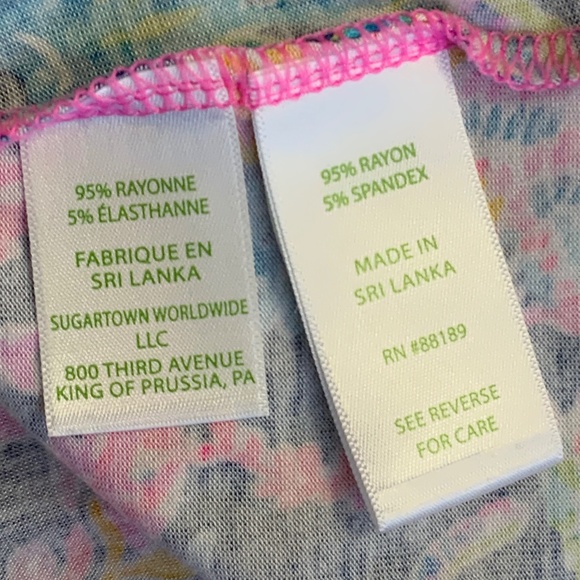 Lilly Pulitzer PJ Knit LS Button Up Top Oyster Bay Navy Seen and Herd Knit NWT - Picture 9 of 16